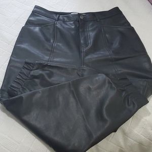 Zara faux leather pants